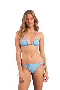 Model Front: Rio De Sol Slip Bottom Dots-Sky Frufru-Comfy