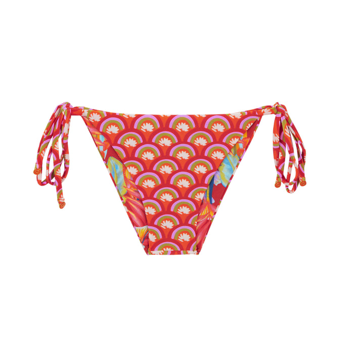 Product Front: Rio De Sol Slip Bottom Floral-Scales Lacinho