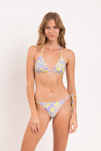Carica l&#39;immagine nel visualizzatore di Gallery, Model Front: Rio De Sol Slip Bottom Glow Cheeky-Tie
