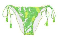 Carica l&#39;immagine nel visualizzatore di Gallery, Product Front: Rio De Sol Slip Bottom Green-Palms Frufru-Comfy
