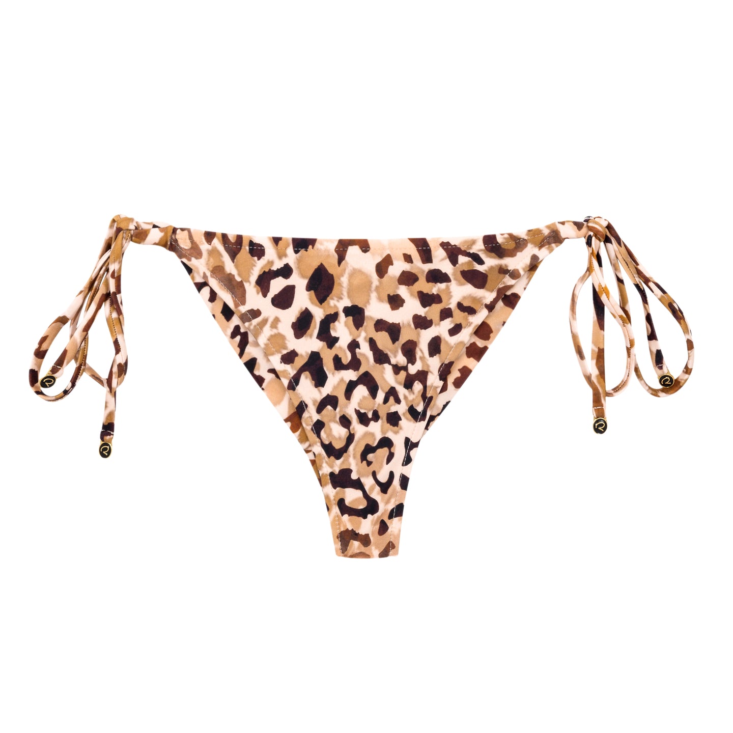 Product Front: Rio De Sol Slip Bottom Leopard Cheeky-Tie