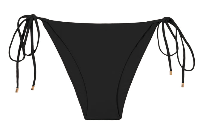Product Front: Rio De Sol Slip Bottom Nero Lacinho