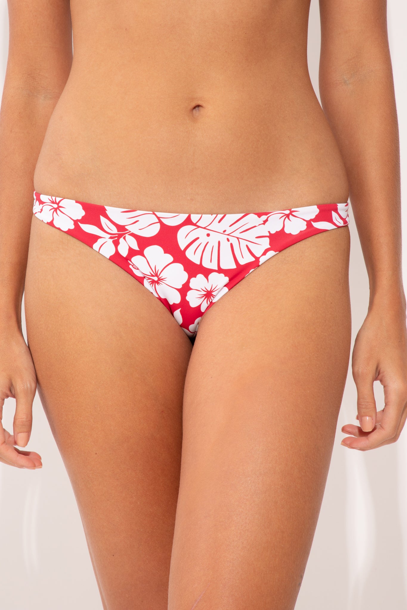 Gallery: Rio De Sol Slip Bottom Pua-Hibiscus Leblon