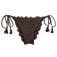 Carica l&#39;immagine nel visualizzatore di Gallery, Product Front: Rio De Sol Slip Bottom Shimmer-Coffee Frufru
