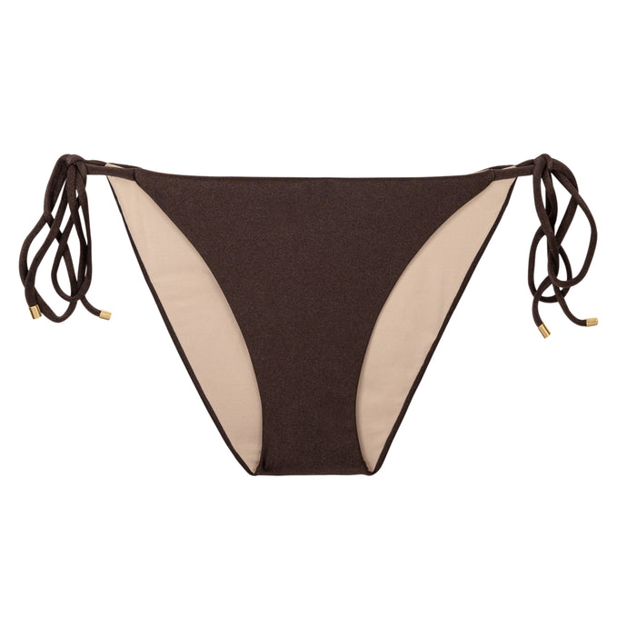 Product Front: Rio De Sol Slip Bottom Shimmer-Coffee Ibiza-Comfy