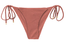 Carica l&#39;immagine nel visualizzatore di Gallery, Product Front: Rio De Sol Slip Bottom Shimmer-Copper Cheeky-Tie
