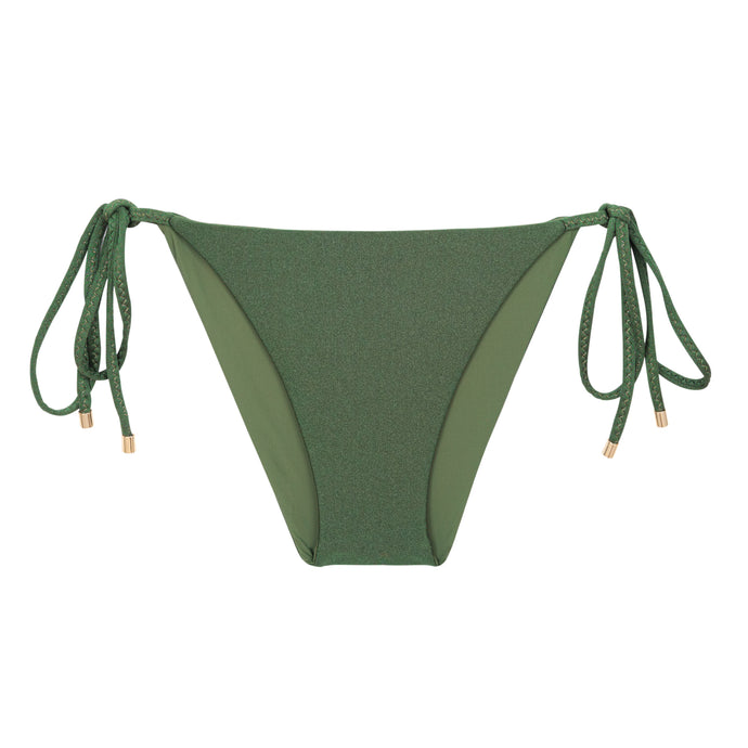 Product Front: Rio De Sol Slip Bottom Shimmer-Croco Lacinho