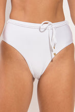 Carica l&#39;immagine nel visualizzatore di Gallery, Gallery: Rio De Sol Slip Bottom Shimmer-White Belted-High-Waist
