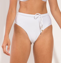 Carica l&#39;immagine nel visualizzatore di Gallery, Image 10: Rio De Sol Slip Bottom Shimmer-White Belted-High-Waist
