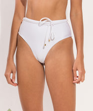 Carica l&#39;immagine nel visualizzatore di Gallery, Image 11: Rio De Sol Slip Bottom Shimmer-White Belted-High-Waist
