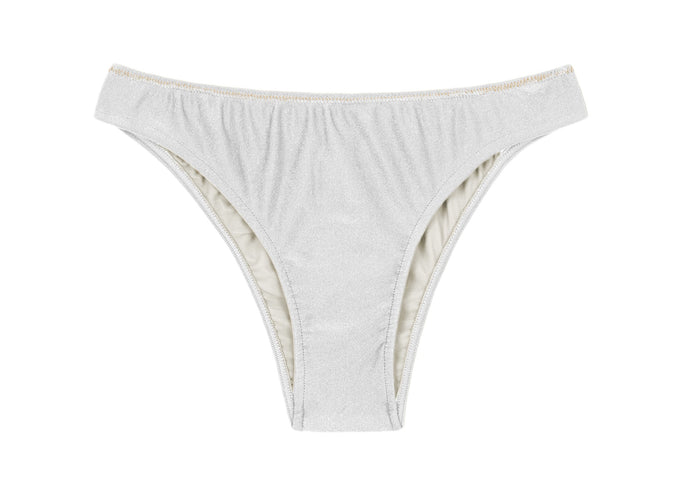 Product Front: Rio De Sol Slip Bottom Shimmer-White Essential