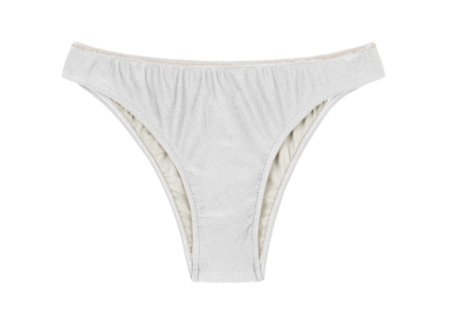 Product Front: Rio De Sol Slip Bottom Shimmer-White Essential