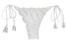 Carica l&#39;immagine nel visualizzatore di Gallery, Product Front: Rio De Sol Slip Bottom Shimmer-White Frufru-Fio
