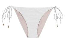Carica l&#39;immagine nel visualizzatore di Gallery, Product Front: Rio De Sol Slip Bottom Shimmer-White Ibiza-Rope
