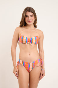 Model Front: Rio De Sol Slip Bottom Stripes Lola