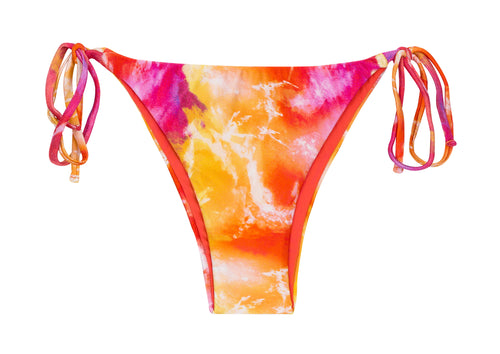 Product Front: Rio De Sol Slip Bottom Tiedye-Red Ibiza