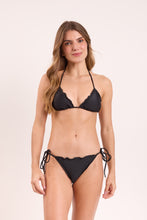 Carica l&#39;immagine nel visualizzatore di Gallery, Model Front: Rio De Sol Slip Bottom Touch-Black Frufru
