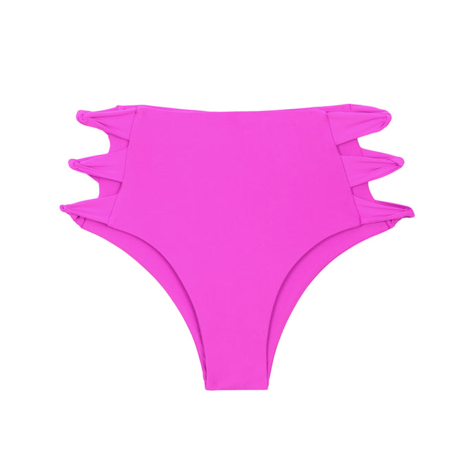 Product Front: Rio De Sol Slip Bottom Vita-Pink High-Waist-Spin