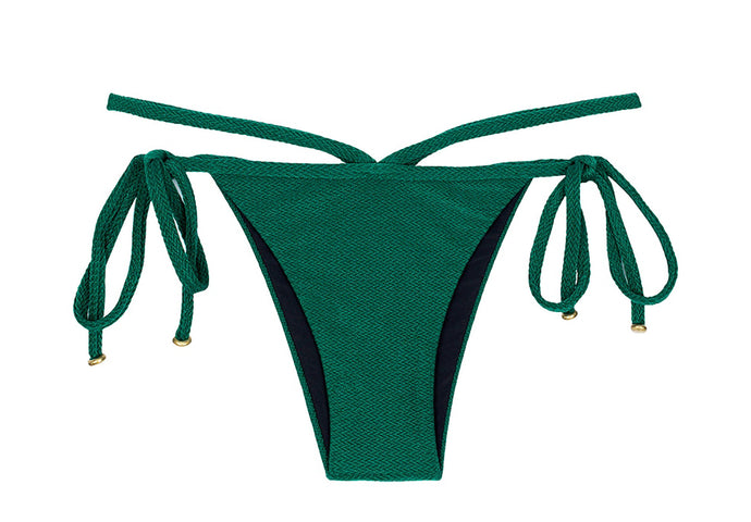 Product Front: Rio De Sol Slip Calcinha Duna Green Cropped Neck