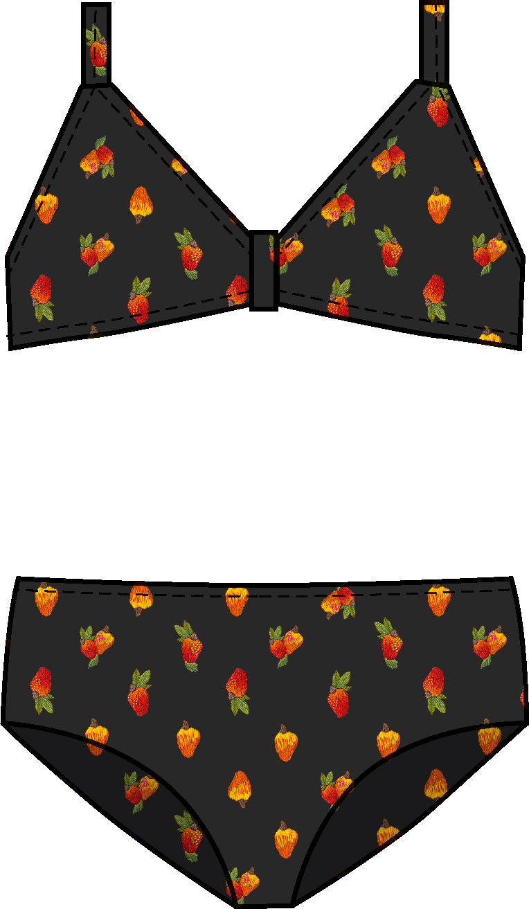 Model Front: Rio De Sol Due Pezzi Bambina Cashew Kids