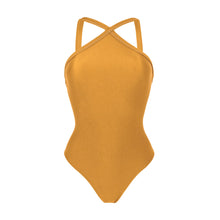 Carica l&#39;immagine nel visualizzatore di Gallery, Product Front: Rio De Sol Intero Damasco High-Neck
