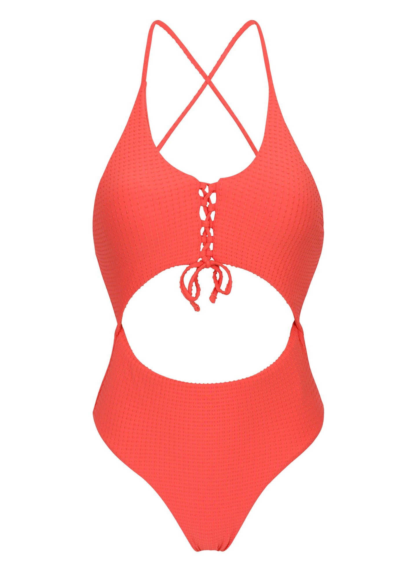Product Front: Rio De Sol Intero Dots-Tabata Ivy Strap