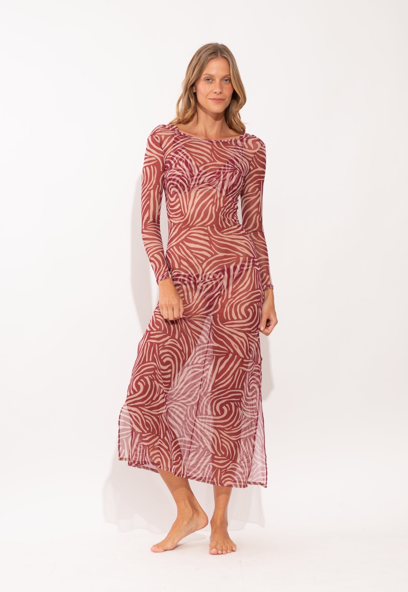 Model Front: Rio De Sol Vestito Da Spiaggia Dune Dress Lucy