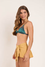 Carica l&#39;immagine nel visualizzatore di Gallery, Image 03: Rio De Sol Gonna Da Spiaggia Fluity-Dourado Mini Skirt
