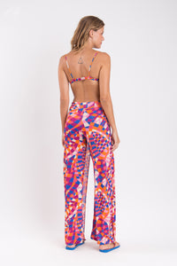 Model Back: Rio De Sol Pantaloni Da Spiaggia Funny Wide Pants
