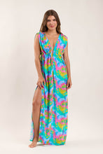 Carica l&#39;immagine nel visualizzatore di Gallery, Model Front: Rio De Sol Vestito Da Spiaggia Fusion Long Dress Soleil

