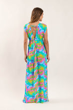 Carica l&#39;immagine nel visualizzatore di Gallery, Model Back: Rio De Sol Vestito Da Spiaggia Fusion Long Dress Soleil
