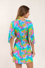 Carica l&#39;immagine nel visualizzatore di Gallery, Model Back: Rio De Sol Vestito Da Spiaggia Fusion Mini Dress
