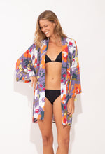 Carica l&#39;immagine nel visualizzatore di Gallery, Image 06: Rio De Sol Caftano / Copricostume Garden-Flower Kimono
