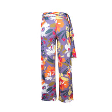 Carica l&#39;immagine nel visualizzatore di Gallery, Product Back: Rio De Sol Pantaloni Da Spiaggia Garden-Flower Pants Knot
