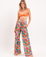 Carica l&#39;immagine nel visualizzatore di Gallery, Gallery: Rio De Sol Pantaloni Da Spiaggia Jungle Wide Pants

