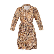 Carica l&#39;immagine nel visualizzatore di Gallery, Product Front: Rio De Sol Vestito Da Spiaggia Leopard Chemise
