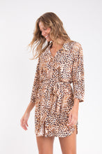 Carica l&#39;immagine nel visualizzatore di Gallery, Image 09: Rio De Sol Vestito Da Spiaggia Leopard Chemise
