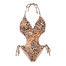 Carica l&#39;immagine nel visualizzatore di Gallery, Product Front: Rio De Sol Intero Leopard Trikini-Comfy
