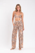 Carica l&#39;immagine nel visualizzatore di Gallery, Gallery: Rio De Sol Pantaloni Da Spiaggia Leopard Wide Pants
