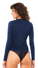 Carica l&#39;immagine nel visualizzatore di Gallery, Image 06: Rio De Sol Reggiseno Navy Rash-Guard
