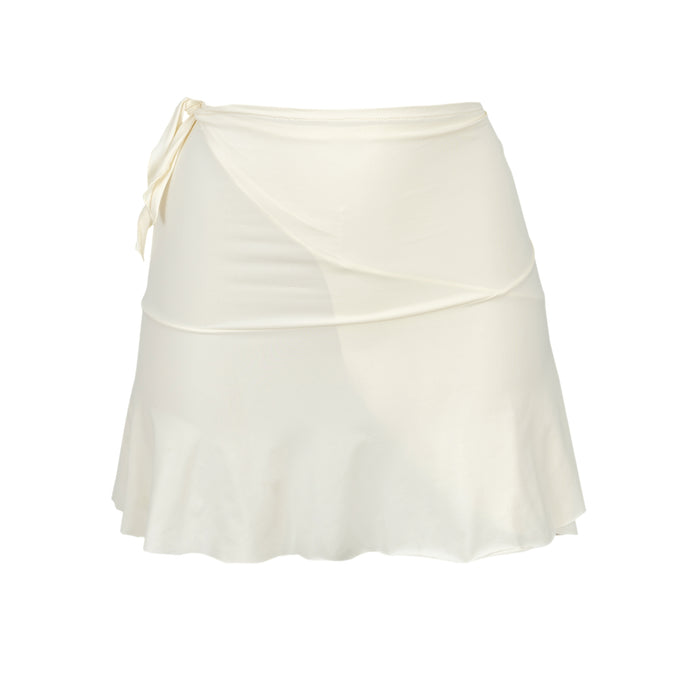 Product Front: Rio De Sol Gonna Da Spiaggia Off-White Mini Skirt