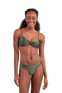 Model Front: Rio De Sol Completo Set Croco Bandeau-Joy Essential