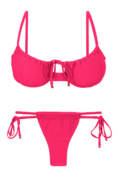 Product Front: Rio De Sol Completo Set Dots-Virtual-Pink Balconet-Tie Pipa