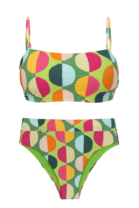 Product Front: Rio De Sol Completo Set Garden-City Bandeau-Reto Hotpant-Cos