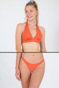 Model Front: Rio De Sol Completo Set Light-Peach Halter-Cos Essential-Comfy