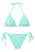 Carica l&#39;immagine nel visualizzatore di Gallery, Product Front: Rio De Sol Completo Set Malibu-Menta Tri-Inv Cheeky-Tie
