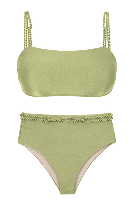 Product Front: Rio De Sol Completo Set Oliva Bandeau-Reto Hotpants