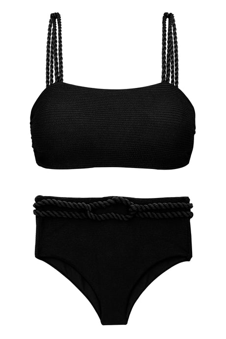 Product Front: Rio De Sol Completo Set St-Tpz-Black Reto Hotpant-High