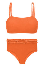 Carica l&#39;immagine nel visualizzatore di Gallery, Product Front: Rio De Sol Completo Set St-Tpz-Tangerina Reto Hotpant-High
