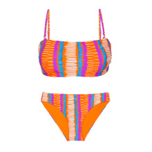 Carica l&#39;immagine nel visualizzatore di Gallery, Product Front: Rio De Sol Completo Set Stripes Bandeau-Reto Essential-Comfy
